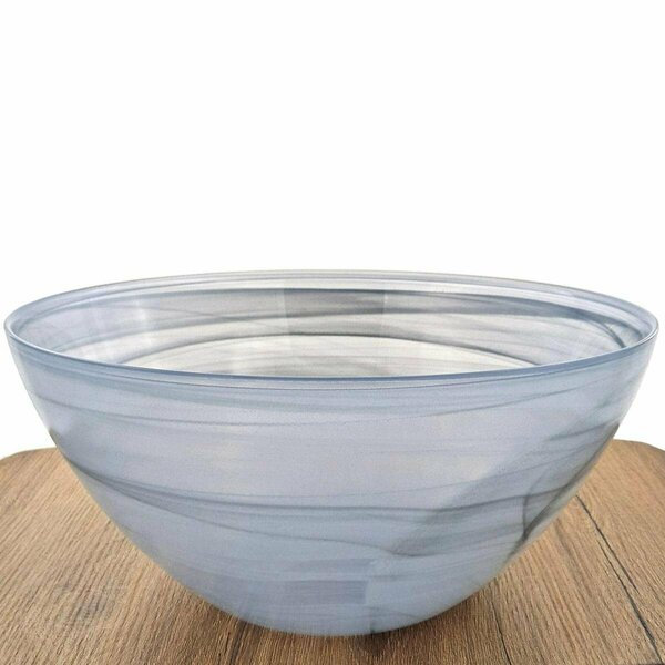 Red Pomegranate Collection 12 in. Nuage Serving Bowl, Graphite 0815-7